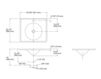 Схема Раковина накладная Impressions Kohler 2015 K-3048-1-7 Минимализм / Хай-тек