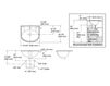 Схема Раковина накладная Devonshire Kohler 2015 K-2279-1-58 Современный / Скандинавский / Модерн