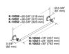 Схема Держатель для полотенец Devonshire Kohler 2015 K-10550-BN Современный / Скандинавский / Модерн