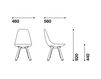 Схема Стул Tudor Chair Established & Sons Seating 1094 Современный / Скандинавский / Модерн
