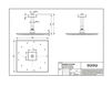 Схема Лейка душевая потолочная Toto Europe GmbH 2015 DBX114-1CAMVE Современный / Скандинавский / Модерн