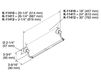 Схема Держатель для полотенец Bancroft Kohler 2015 K-11410-2BZ Современный / Скандинавский / Модерн