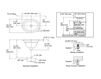 Схема Раковина встраиваемая Serif Kohler 2015 K-2824-0 Современный / Скандинавский / Модерн