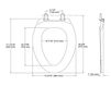 Схема Крышка для унитаза Cachet Kohler 2015 K-75796-95 Современный / Скандинавский / Модерн