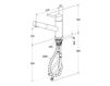 Схема Смеситель для кухни Como Shower Villeroy & Boch Kitchen 9252 02 KR Современный / Скандинавский / Модерн