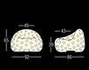 Схема Кресло для террасы AIRBALL Plust LIGHTS 6284 A4182+BLUE Минимализм / Хай-тек