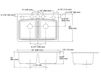 Схема Раковина встраиваемая Brookfield Kohler 2015 K-5846-5U-KA Современный / Скандинавский / Модерн