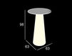 Схема Стол FURA Plust LIGHTS 8295 A4464+A4364+RED Минимализм / Хай-тек