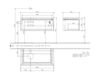 Схема Тумба под раковину LEGATO Villeroy & Boch Bathroom and Wellness B107 00 Современный / Скандинавский / Модерн