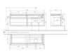 Схема Тумба под раковину LEGATO Villeroy & Boch Bathroom and Wellness B139 60 Современный / Скандинавский / Модерн