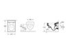 Схема Унитаз подвесной MEMENTO Villeroy & Boch Bathroom and Wellness 5628 10 Современный / Скандинавский / Модерн