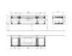 Схема Тумба под раковину MEMENTO Villeroy & Boch Bathroom and Wellness C253 00 Современный / Скандинавский / Модерн