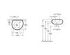 Схема Раковина накладная PURE STONE Villeroy & Boch Bathroom and Wellness 5370 41 Современный / Скандинавский / Модерн