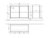 Схема Тумба PURE STONE Villeroy & Boch Bathroom and Wellness 9579 00 00 Современный / Скандинавский / Модерн