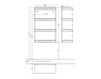 Схема Стеллаж PURE STONE Villeroy & Boch Bathroom and Wellness 9578 00 00 Современный / Скандинавский / Модерн