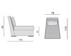 Схема Кресло Borghese Vittoria Frigerio by Frigerio Poltrone e Divani 2015 VF8700 Ар-деко / Ар-нуво / Американский