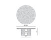Схема Стол обеденный Grimaldi Vittoria Frigerio by Frigerio Poltrone e Divani 2015 VF50344 Ар-деко / Ар-нуво / Американский