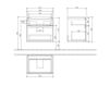 Схема Тумба под раковину SUBWAY 2.0 Villeroy & Boch Bathroom and Wellness A910 00 Современный / Скандинавский / Модерн