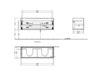 Схема Тумба под раковину 2MORROW Villeroy & Boch Bathroom and Wellness A761 0Z XX Современный / Скандинавский / Модерн