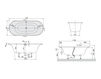 Схема Ванна CETUS Duo Villeroy & Boch Bathroom and Wellness UBQ 175 CEU 7V-XX Современный / Скандинавский / Модерн