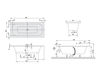 Схема Ванна LOOP & FRIENDS SQUARE Villeroy & Boch Bathroom and Wellness UBA 180 LFS 2V-XX Современный / Скандинавский / Модерн