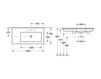 Схема Раковина подвесная VENTICELLO Villeroy & Boch Bathroom and Wellness 4134 R1 Современный / Скандинавский / Модерн