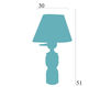 Схема Лампа настольная Pinocchio Lamp Valsecchi 1918 2014 S 715/18/02 Современный / Скандинавский / Модерн