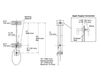 Схема Душевая штанга HydroRail Kohler 2015 K-45903-BN Современный / Скандинавский / Модерн