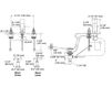 Схема Смеситель для биде Purist Kohler 2015 K-14431-4-SN Современный / Скандинавский / Модерн