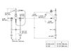 Схема Смеситель напольный Revival Kohler 2015 K-16210-4A-CP K-128-CP Современный / Скандинавский / Модерн