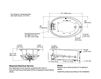 Схема Ванна гидромассажная Purist Kohler 2015 K-1110-0 Современный / Скандинавский / Модерн