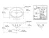 Схема Раковина накладная Serif Kohler 2015 K-2075-1-47 Современный / Скандинавский / Модерн