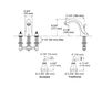 Схема Смеситель для ванны Forté Kohler 2015 K-T10292-4A-G Современный / Скандинавский / Модерн