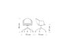 Схема Кресло AGATHA Metalmobil Light_Collection_2015 048-5R A1+GRAY Современный / Скандинавский / Модерн