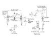 Схема Смеситель для раковины Purist Kohler 2015 K-14410-4-BN Современный / Скандинавский / Модерн