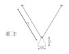 Схема Светильник La Lampe Gras by DCW éditions GRAS LAMPS 323 BL CONIC L Современный / Скандинавский / Модерн