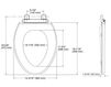 Схема Крышка для унитаза French Curve Kohler 2015 K-4713-G9 Современный / Скандинавский / Модерн