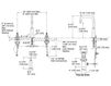 Схема Смеситель для раковины Purist Kohler 2015 K-14407-4-SN Современный / Скандинавский / Модерн