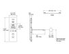 Схема Панель настройки для электронного смесителя DTV Prompt Kohler 2015 K-558-1CP K-559-CP Современный / Скандинавский / Модерн
