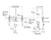 Схема Смеситель для раковины Purist Kohler 2015 K-14407-3-BN Современный / Скандинавский / Модерн