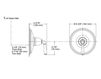 Схема Смеситель термостатический Devonshire Kohler 2015 K-T10357-4-PB Современный / Скандинавский / Модерн