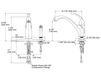 Схема Смеситель для кухни Forté Kohler 2015 K-10413-BN Современный / Скандинавский / Модерн