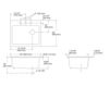 Схема Раковина накладная Riverby Kohler 2015 K-5872-3A1-47 Современный / Скандинавский / Модерн