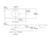 Схема Раковина накладная Impressions Kohler 2015 K-2891-8-G88 Современный / Скандинавский / Модерн