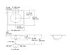 Схема Раковина накладная Impressions Kohler 2015 K-2791-8-G85 Современный / Скандинавский / Модерн