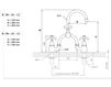 Схема Смеситель для раковины Volevatch Bistrot B/B3-A1-C1 Классический / Исторический / Английский