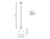 Схема Светильник La Lampe Gras by DCW éditions GRAS LAMPS 322 COP-RAW CONIC L Современный / Скандинавский / Модерн