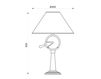 Схема Лампа настольная Laura Suardi srl Unipersonale  Lighting 2329.LP Современный / Скандинавский / Модерн