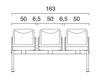 Схема Кресла для залов ожидания Frame Emmegi Waiting room 4FI700C3 Современный / Скандинавский / Модерн