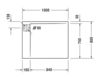 Схема Душевой поддон Duravit 2015 720155 00 0 00 0000 Современный / Скандинавский / Модерн